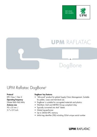 UPM Raflatac DogBone 